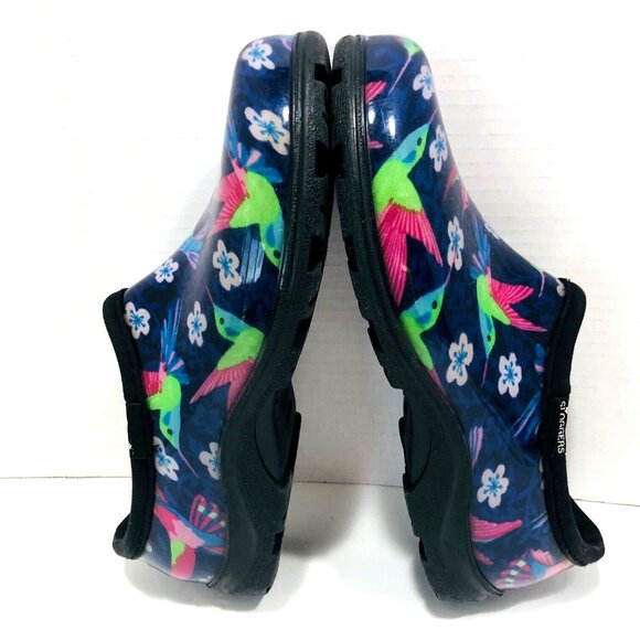 Sloggers Womens Clogs Mules Shoes 9 Hummingbird Waterproof Gardening Outdoors - Picture 4 of 10